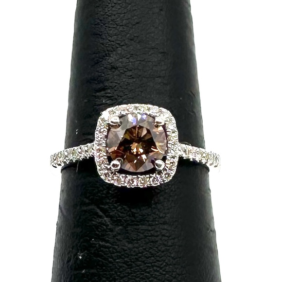 LeVian 14K Approx 1.37ct Chocolate Diamond Ring Size 7, 2.09dwt - Picture 3 of 13